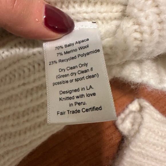 St. Roche Striped Sweater - Cream and Navy - Picture 5 of 5